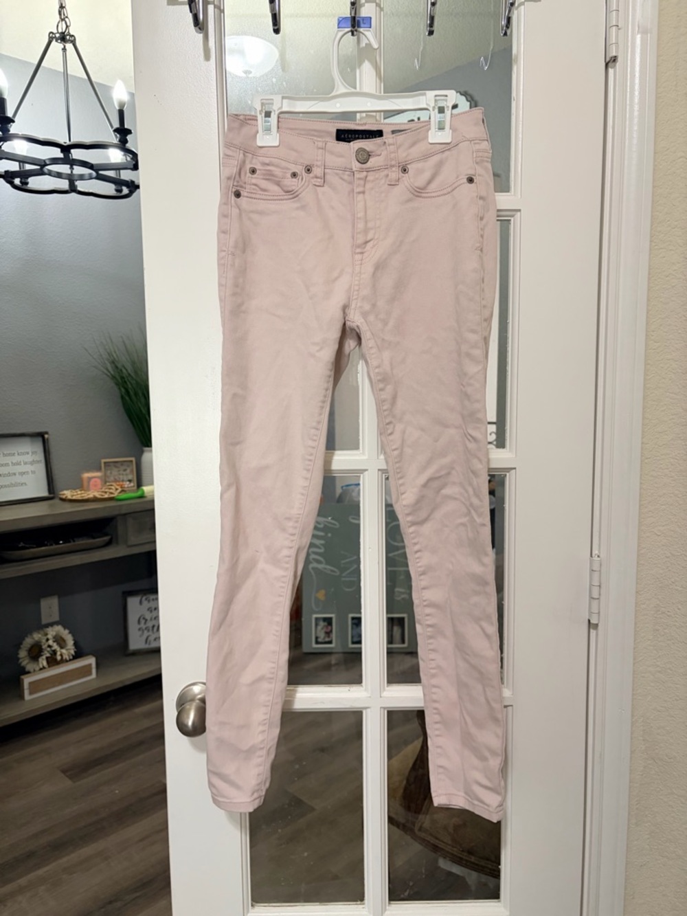 Aeropostale Light Pink Skinny Jeans
